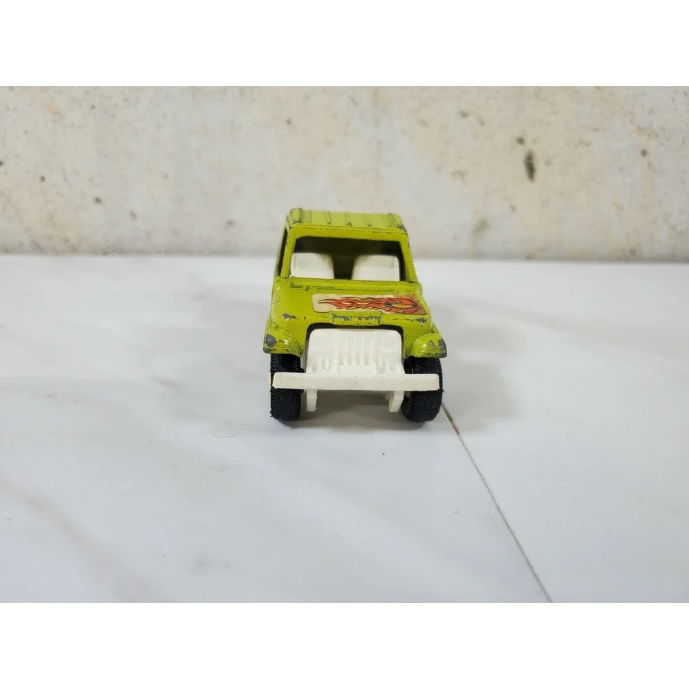 Vintage 1969 Tootsie Toy Jeep Truck Green Die‎ Cast Metal